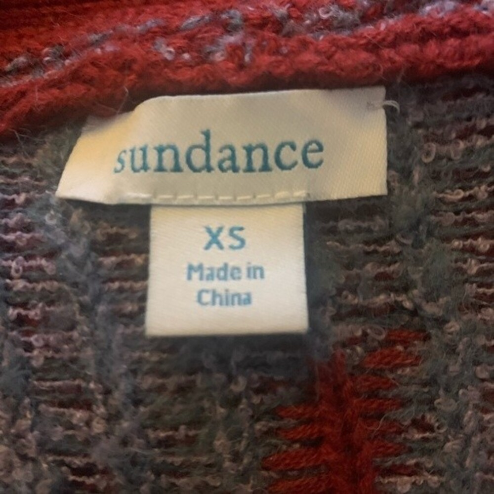 Sundance Balloon Sleeve Floral Cardigan Sweater - Picture 9 of 11